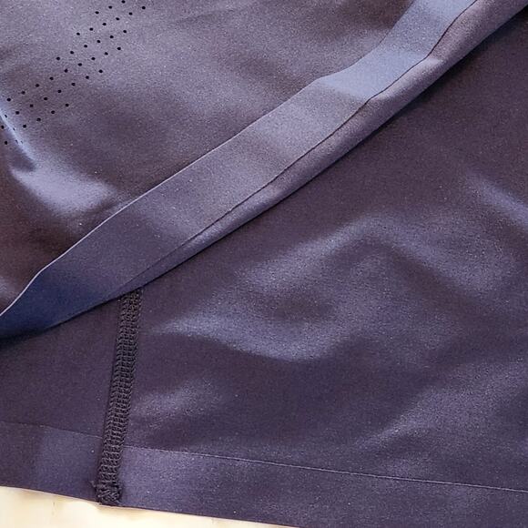 NWT G/FORE Golf Polo Shirt Tech Pique Quarter Zip Perforated in Twilight, sz L - Picture 11 of 12